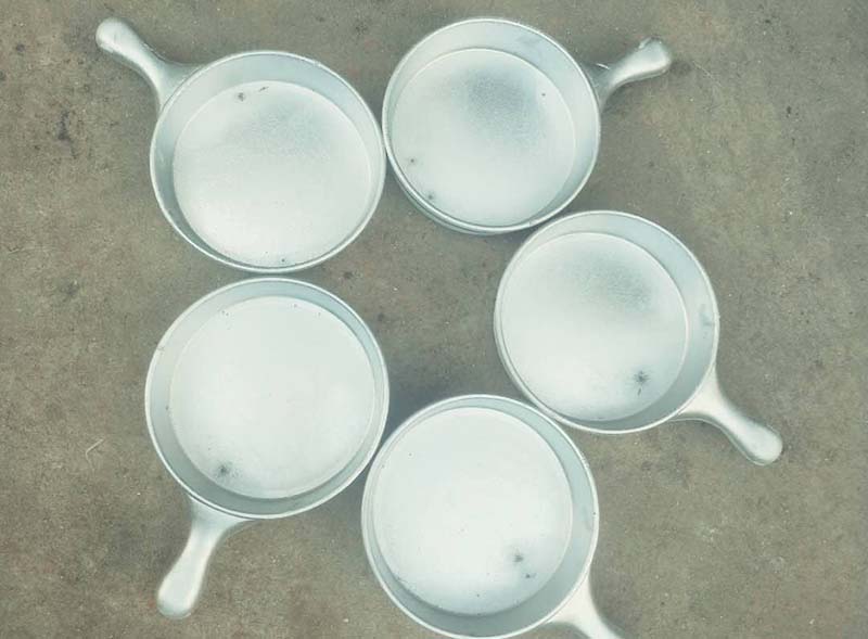 临沂铝制小奶锅平底锅